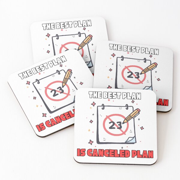 Item preview, Canceled Plans Are the Best Plans designed and sold by Dewer Shop.