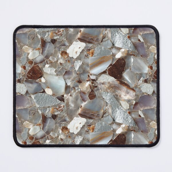 Item preview, quartzite sandstone lustrous shell mosaic designed and sold by EarthenEmbers.