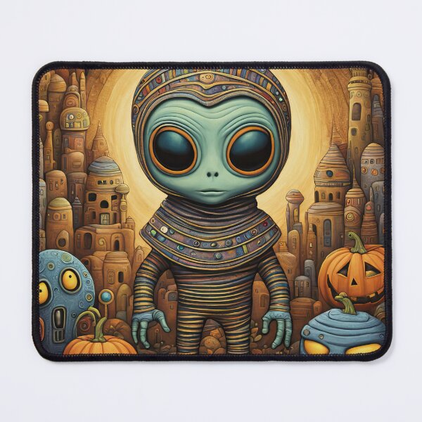 Item preview, Alien dressed as a Mummy for Halloween designed and sold by Colin Bentham.