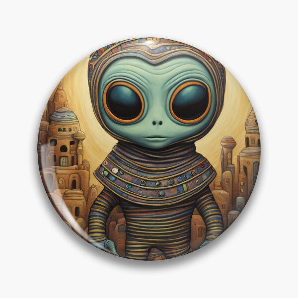 Item preview, Alien dressed as a Mummy for Halloween designed and sold by Colin Bentham.