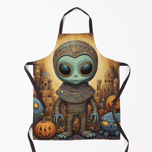 Item preview, Alien dressed as a Mummy for Halloween designed and sold by Colin Bentham.