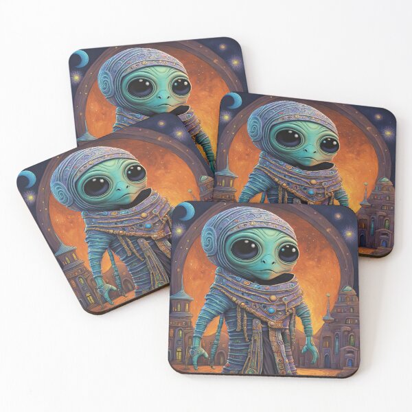 Item preview, Alien dressed as a Mummy for Halloween designed and sold by Colin Bentham.