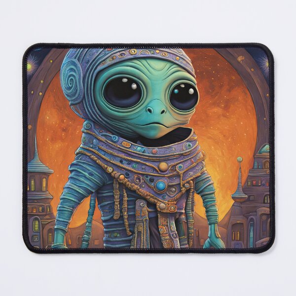 Item preview, Alien dressed as a Mummy for Halloween designed and sold by Colin Bentham.