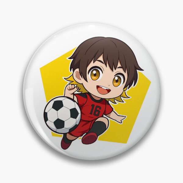 Artikelvorschau, Verspielter Striker Blue Lock Chibi entworfen und verkauft von nighto-0W.