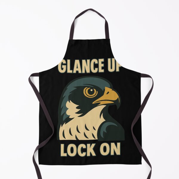Item preview, Falcon Glance Up Lock On Falconry Birds Design designed and sold by LuminOrb.