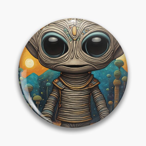 Item preview, Alien dressed as a Mummy for Halloween designed and sold by Colin Bentham.