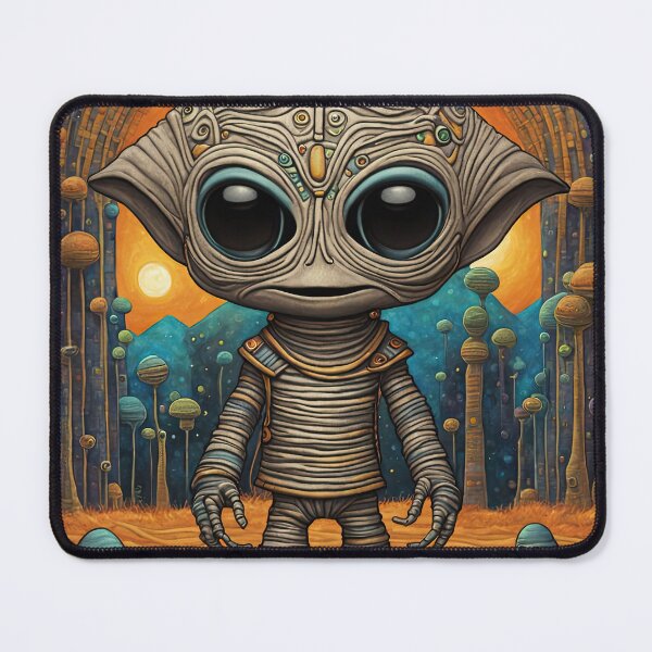 Item preview, Alien dressed as a Mummy for Halloween designed and sold by Colin Bentham.