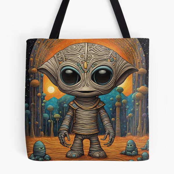 Item preview, Alien dressed as a Mummy for Halloween designed and sold by Colin Bentham.