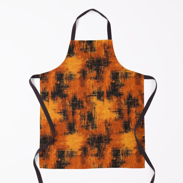Item preview, Energetic orange pattern with black scuffs, industrial style. designed and sold by Piotrek0001.