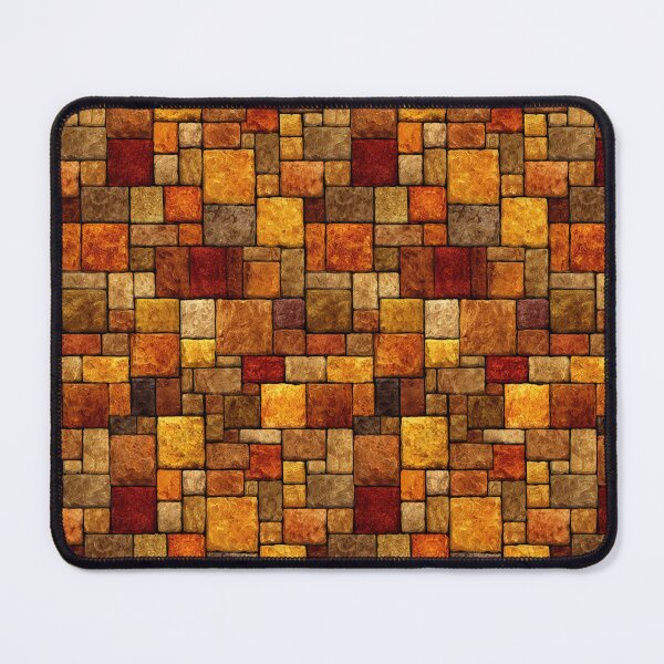 Item preview, A rustic pattern of stone blocks in warm colors. designed and sold by Piotrek0001.