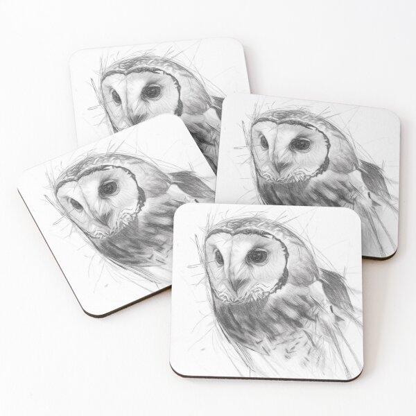 Item preview, Owl Pencil Sketch designed and sold by Leon Woods Pencil Art.