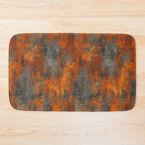 Item preview,  Intense orange rust covering a raw, distressed metal surface. designed and sold by Piotrek0001.