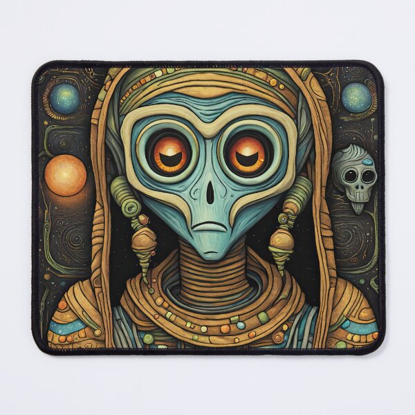 Item preview, Alien dressed as a Mummy for Halloween designed and sold by Colin Bentham.