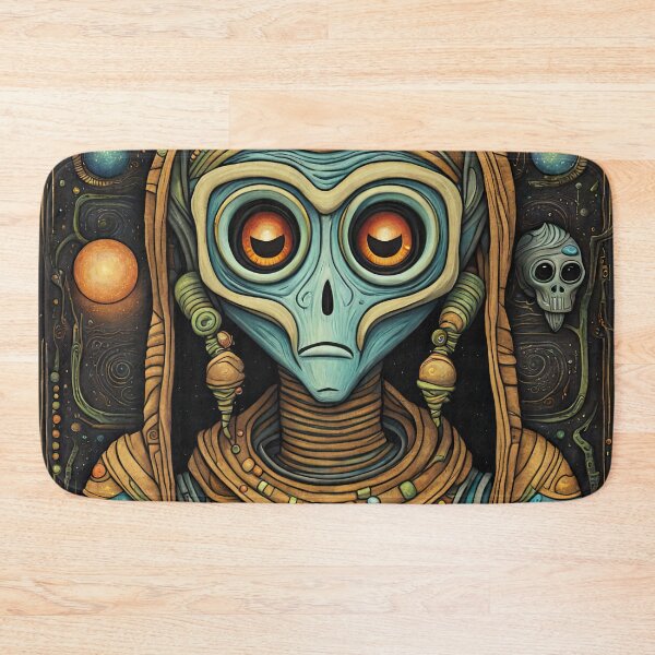 Item preview, Alien dressed as a Mummy for Halloween designed and sold by Colin Bentham.