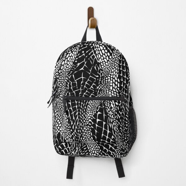 Item preview, Geometric Crocodile Skin Pattern – Abstract Art Deco Monochrome Design designed and sold by Windy-market.