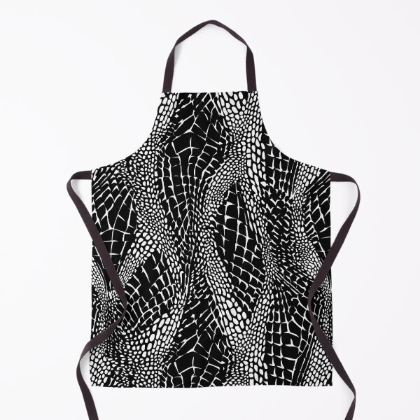 Item preview, Geometric Crocodile Skin Pattern – Abstract Art Deco Monochrome Design designed and sold by Windy-market.