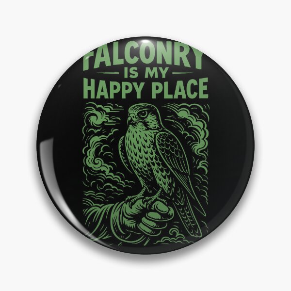 Item preview, Falconry Is My Happy Place Peregrine Hawk designed and sold by LuminOrb.