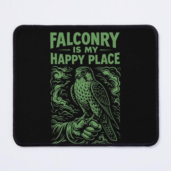 Item preview, Falconry Is My Happy Place Peregrine Hawk designed and sold by LuminOrb.