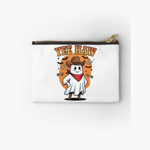 Item preview, Yee Haw Cute Cowboy Ghost Halloween Sticker designed and sold by FestivityFinds.