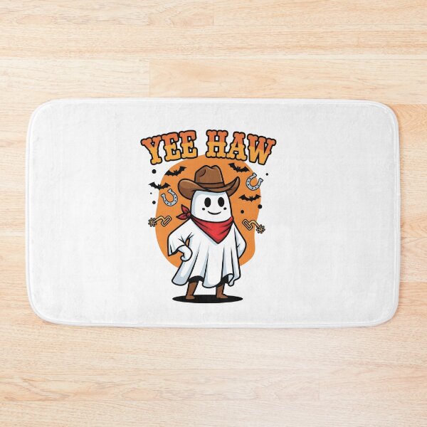 Item preview, Yee Haw Cute Cowboy Ghost Halloween Sticker designed and sold by FestivityFinds.