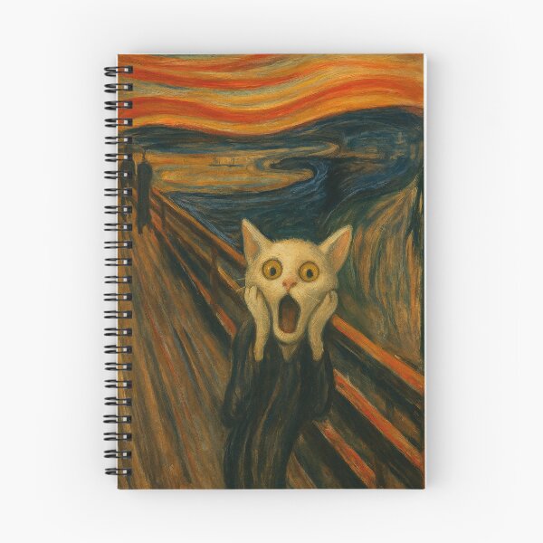 Item preview, The Meowscream: Expressionist Cat Chaos designed and sold by Ocelot-T.