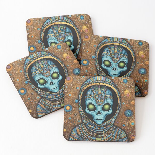 Item preview, Alien dressed as a Mummy for Halloween designed and sold by Colin Bentham.