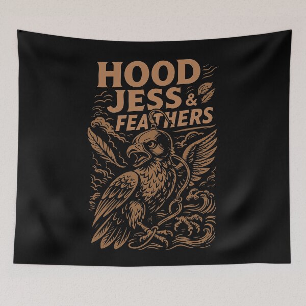 Item preview, Falcon Hood Jess & Feathers Falconry Hunting designed and sold by LuminOrb.