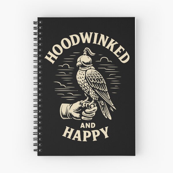 Item preview, Falcon Hoodwinked And Happy Falconry Birds Prey designed and sold by LuminOrb.