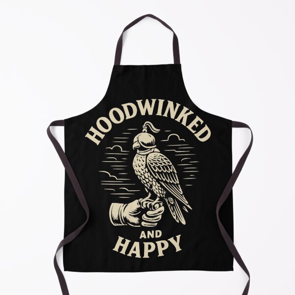 Item preview, Falcon Hoodwinked And Happy Falconry Birds Prey designed and sold by LuminOrb.