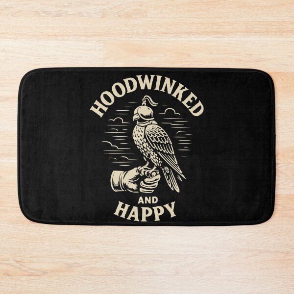 Item preview, Falcon Hoodwinked And Happy Falconry Birds Prey designed and sold by LuminOrb.