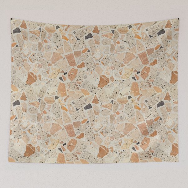 Item preview, Warm Terrazzo Stone Mosaic Pattern designed and sold by QuietBloom80.
