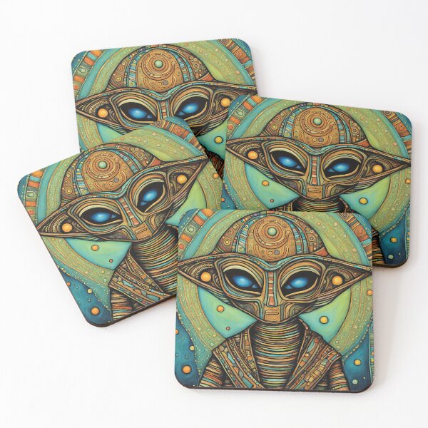 Item preview, Alien dressed as a Mummy for Halloween designed and sold by Colin Bentham.