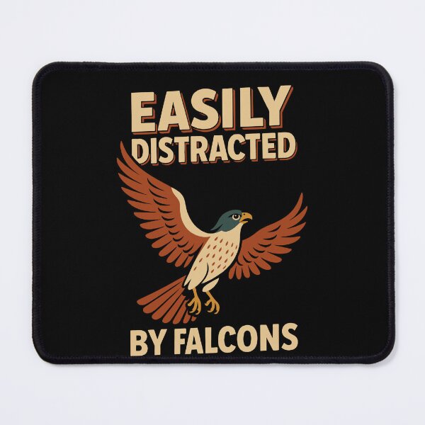 Item preview, Easily Distracted By Falcons Bird Watching designed and sold by LuminOrb.