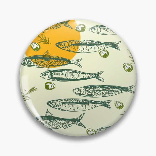 Item preview, Sardines with Olives and Herbs Sunset designed and sold by MaiZephyr.