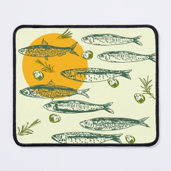 Item preview, Sardines with Olives and Herbs Sunset designed and sold by MaiZephyr.