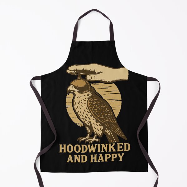 Item preview, Falcon Hoodwinked And Happy Falconry Birds Prey designed and sold by LuminOrb.