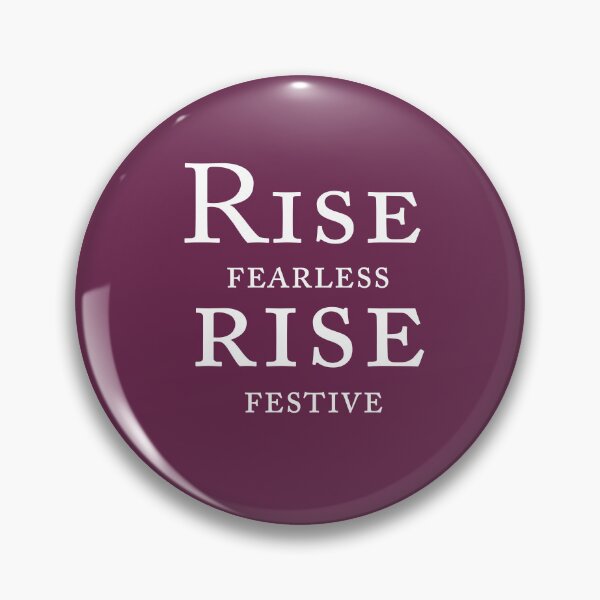 Item preview, Rise Fearless, Rise Festive – Bold Motivational Holiday Quote Design designed and sold by ArtNestVerse.