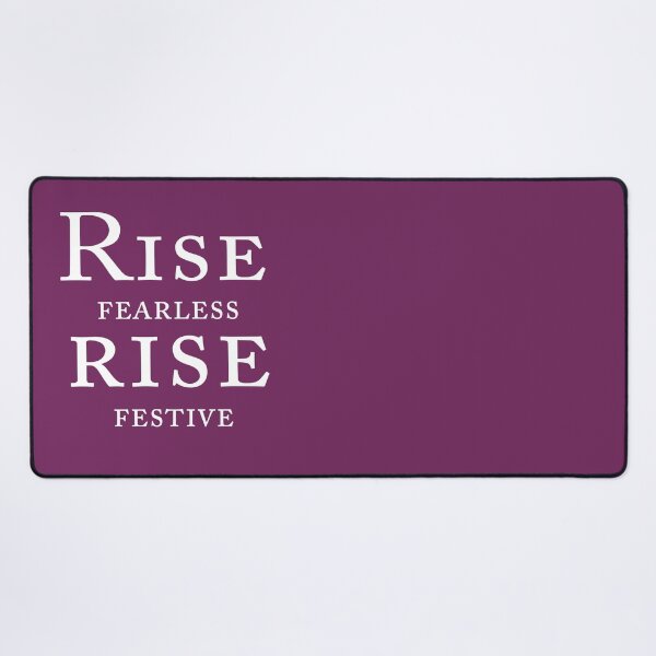 Item preview, Rise Fearless, Rise Festive – Bold Motivational Holiday Quote Design designed and sold by ArtNestVerse.