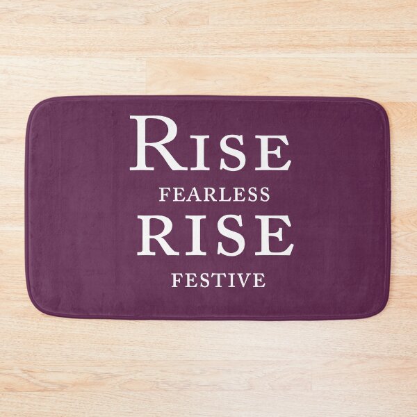 Item preview, Rise Fearless, Rise Festive – Bold Motivational Holiday Quote Design designed and sold by ArtNestVerse.