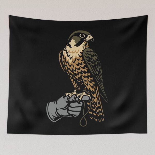 Item preview, Peregrine Falcon On Falconry Glove Design designed and sold by LuminOrb.