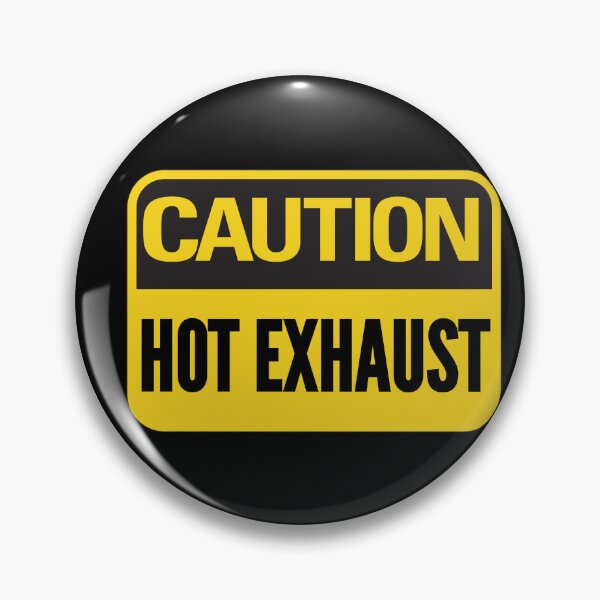 Item preview, Caution hot exhaust funny airplane pilot humor flight aviation vibes designed and sold by HumansStuck12.