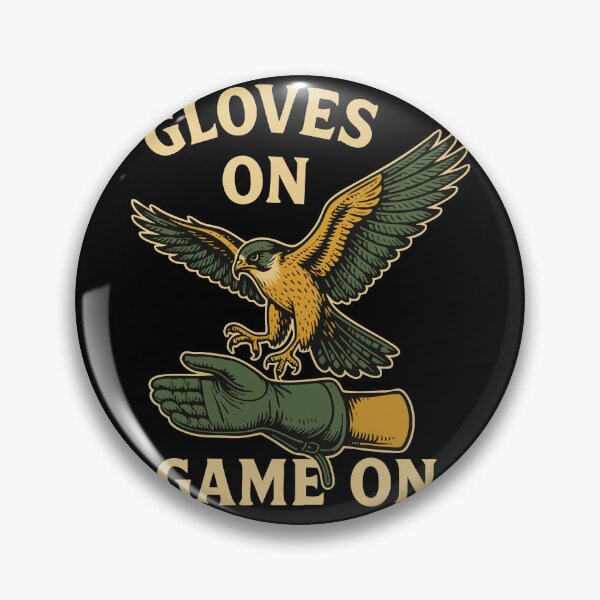 Aperçu de l'œuvre Gants de faucon sur le gibier sur l'équipement de chasse de fauconnerie créée et vendue par LuminOrb.