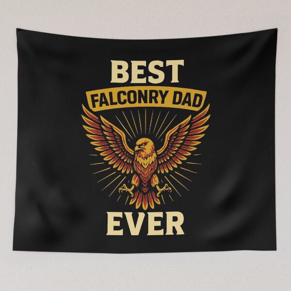 Item preview, Best Falconry Dad Ever Falcon Bird Design designed and sold by LuminOrb.