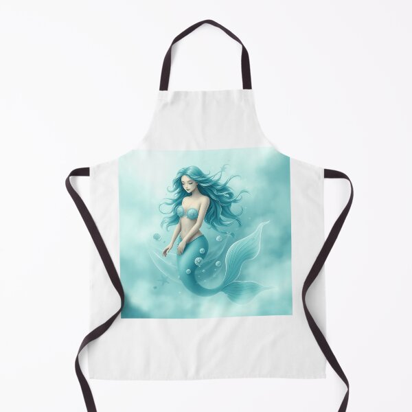 Item preview, Turquoise Mermaid with Seashell Patterns designed and sold by sharon1210.