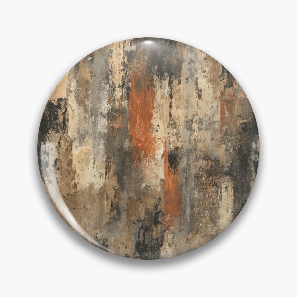 Item preview, Abstract earth-toned painting with a distressed grunge effect. designed and sold by Piotrek0001.