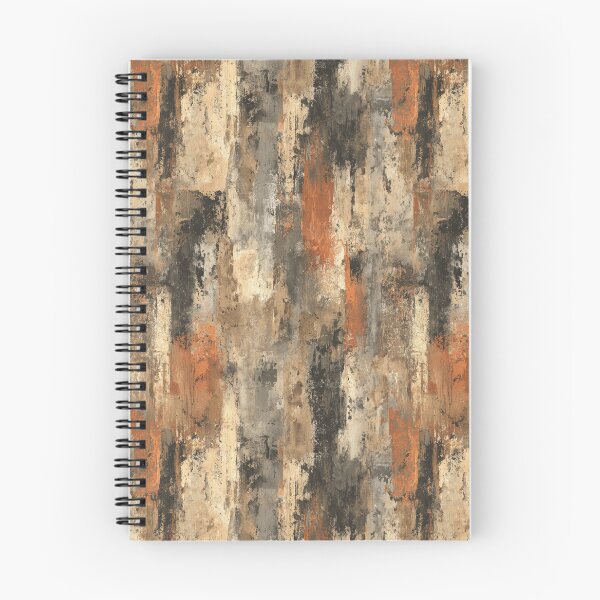 Item preview, Abstract earth-toned painting with a distressed grunge effect. designed and sold by Piotrek0001.