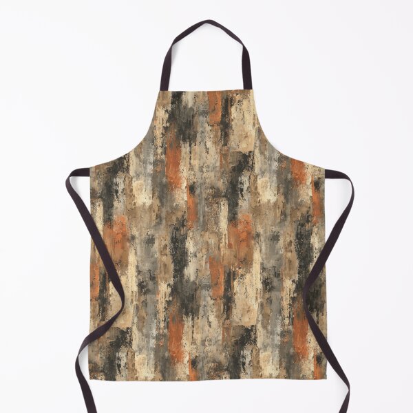 Item preview, Abstract earth-toned painting with a distressed grunge effect. designed and sold by Piotrek0001.