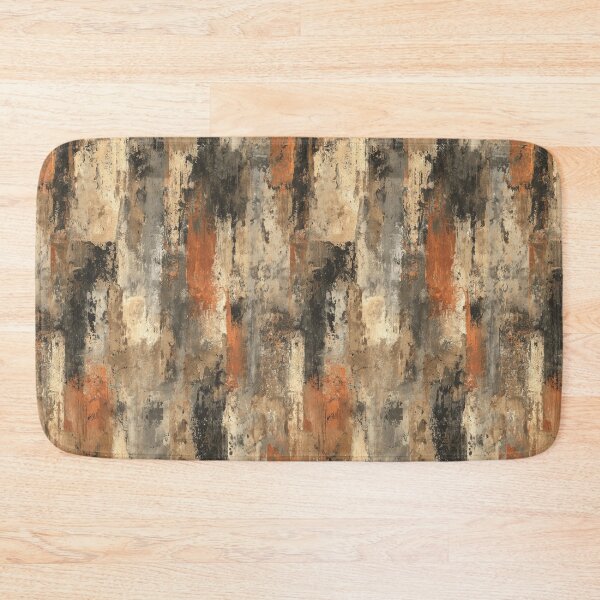 Item preview, Abstract earth-toned painting with a distressed grunge effect. designed and sold by Piotrek0001.