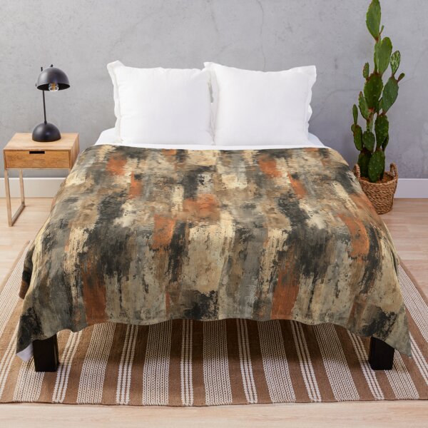 Item preview, Abstract earth-toned painting with a distressed grunge effect. designed and sold by Piotrek0001.