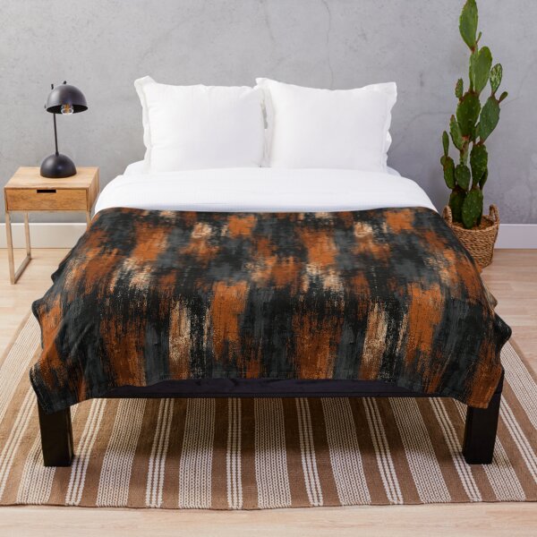 Item preview, Dark industrial texture with orange grunge distressed marks. designed and sold by Piotrek0001.